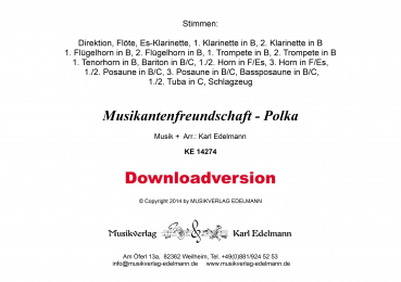 Musikantenfreundschaft-Polka - Download